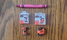 Black + Decker Power Drill & Jigsaw Zuru Mini Brands Home Series 1 Scale 1:12