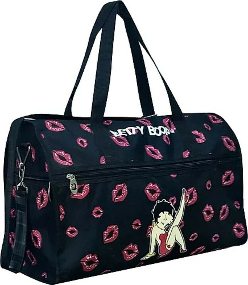 ショルダーバッグ・ポシェット Betty Boop Glossy Square Duffle Shoulder Bag 2 Colors Betty Boop Duffel Bag One Size BN219J2#1B - Walmart.com