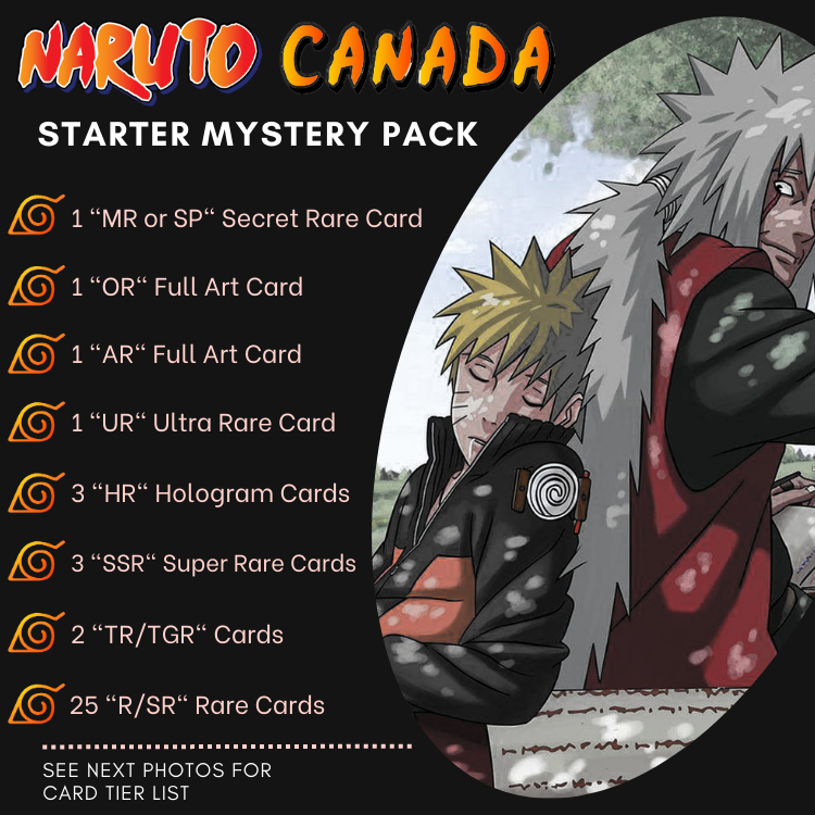 Naruto Canada: Naruto Kayou CCG - Starter Custom Card Bundle - Value  Packed! | eBay