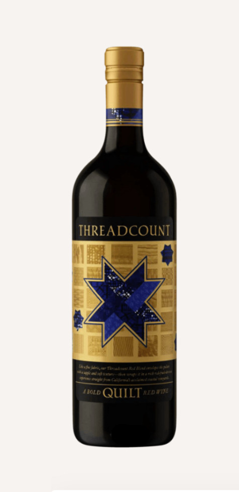 Thread Count A Bold Quilt Red Blend NV *3 BOTTLES* x 750ml *FREE SHIPPING*