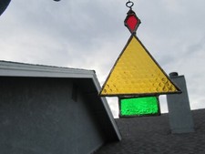 Stained Glass Christmas Tree Holiday Ornament