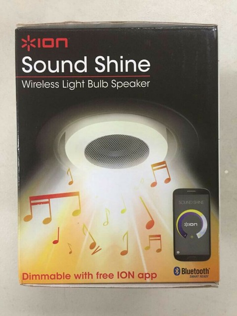 sound shine wireless light bulb speakers