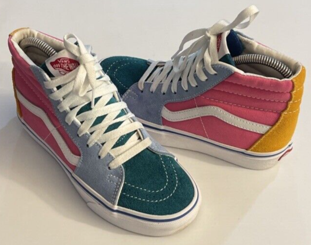 Vans Sk8-Hi Varsity Multi-Color Size US 3.5