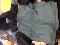 Nike Winter Coat Quilted 40/42at £3o Navy Skydetach Hood Bnwl£ Nike Winter Coat Quilted 40/42at £3o Navy Skydetach Hood Bnwl£