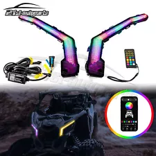 RGB LED Fang Lights Kit For Can Am Maverick X3 MAX/XDS/XRS Turbo 2017-2025