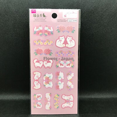 Sticker Collection Cat Pattern Cat Stationery Seal Animal Index Sticker