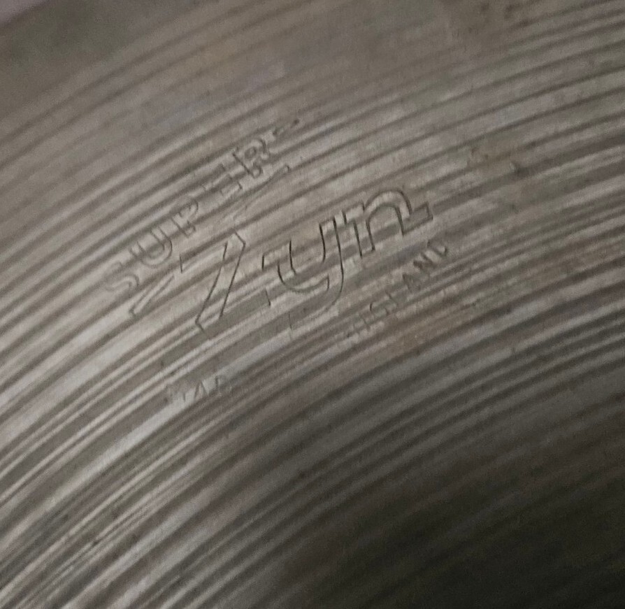 Vintage Super Zyn 18" Cymbal 1638g eBay