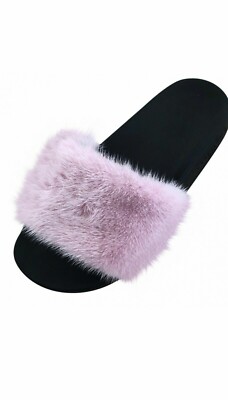 Nerz GIVENCHY KARDASHIANS RIHANNA Clogs MINK SLIDES MULES Sandalen 