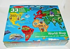 giant world map floor puzzle