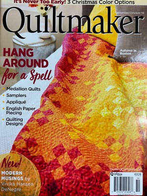 Quiltmaker Magazine. US Edition. Sept/Oct 2019.