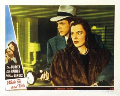 White Tie And Tails Lobby Card Dan Duryea Ella Raines 1946 Old Movie Photo 1