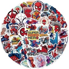 Amazing Spiderman Character Themed Set of 50 Assorted Stickers Decal Set