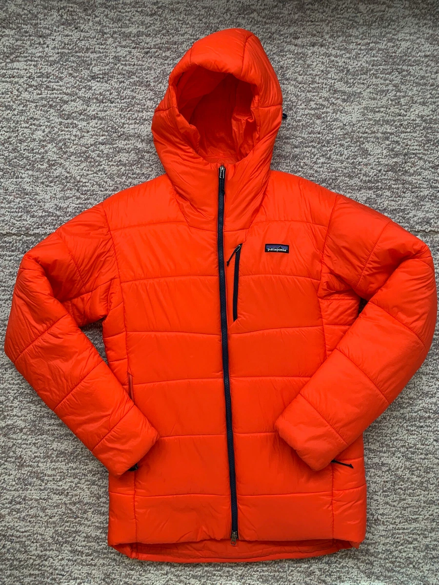 PATAGONIA HYPER PUFF PARKA Men's M Jacket Orange Climbing Outdoor Hiking Winter
