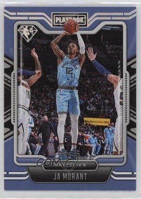 2021-22 Panini Chronicles Playbook 75th Anniversary 72/75 Ja Morant #275 4f5