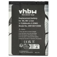 Akku FüR Nokia 6120 Classic 6124 Classic 6121 Classic 7360 7260 N80 600Mah