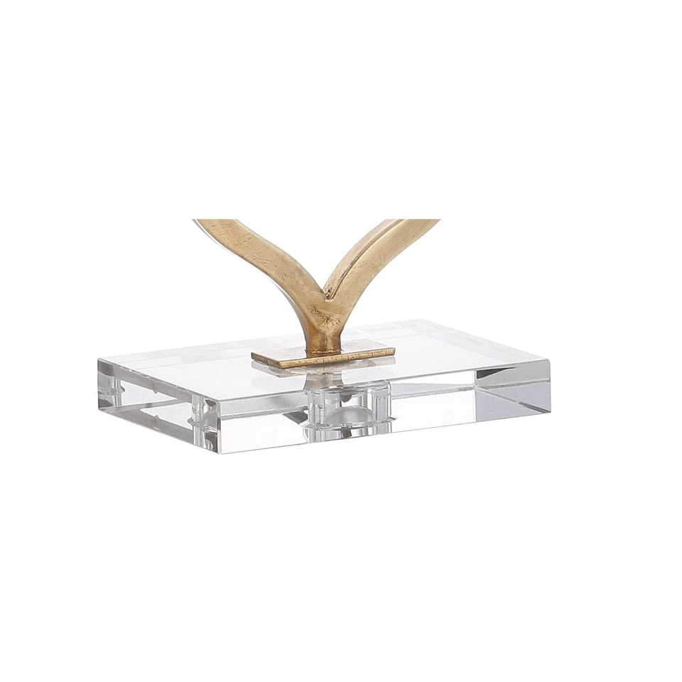 JYL3028A Levi 31.5" Metal/Cristal LED Lámpara de Mesa Contemporánea Transición Be... Foto 4 de 4