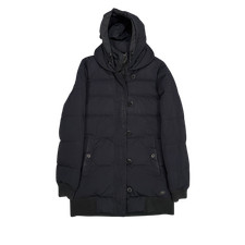 Nike Parka Jacket Y2K 90S Black Parka Jacket Nylon Size S / 36 / 8