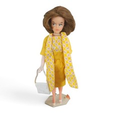 Tressy Doll Palitoy Dressed 1st Edition Brunette Growing Hair w/ Key & Stand