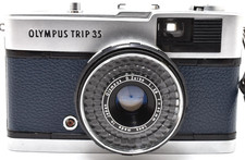 MINT OLYMPUS TRIP 35 Navy Point Shoot 35mm Film Camera Japan 2948800