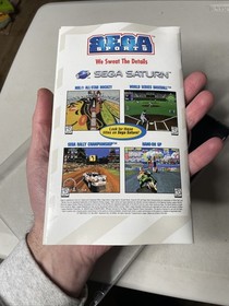 NBA Action (Sega Saturn, 1996) Complete Manual Reg Card