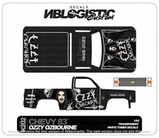 '83 CHEVY SILVERADO Custom WaterSlide Decal  for hot wheels 1/64 a1