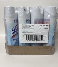 Lysol Disinfectant Spray Professional Commercial Use Crisp Linen Scent, 19 oz
