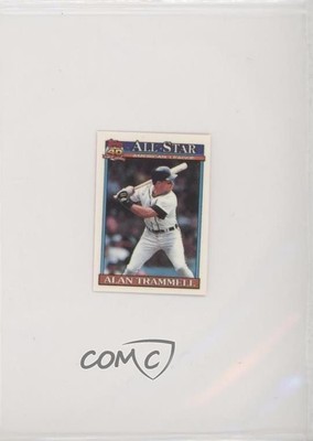 1991 Topps Micro Alan Trammell #389 HOF