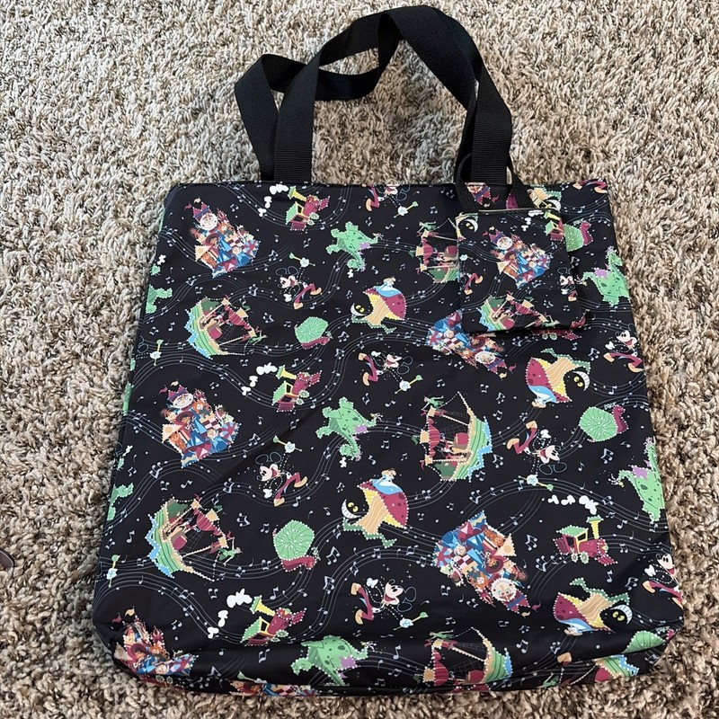 Japan Tokyo Disney Resort 2023 Electrical Parade Dreamlights Tote bag with pouch