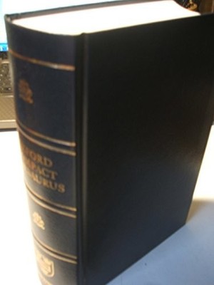 Oxford Compact Thesaurus by Marshall, Duncan 0198610300 FREE Shipping