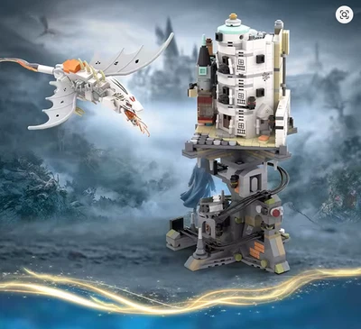 Klemmbausteine Wizard Tower Magic World Dragon MOC 1056 Teile Geschenk - Bild 1 von 4