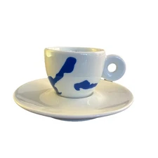 Illy Art Collection 2001 Artistas do Brasil Espresso Cup & Saucer #03319 by IPA