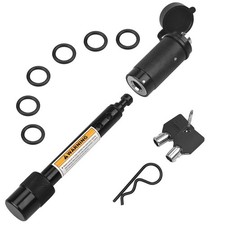 Trailer Hitch Lock 5/8" Dia. for Class III IV 2" 2-1/2" Receiver Anti-The...