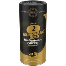 Sun Glo Shuffleboard Powder - Speed 2 - Tournament Gold