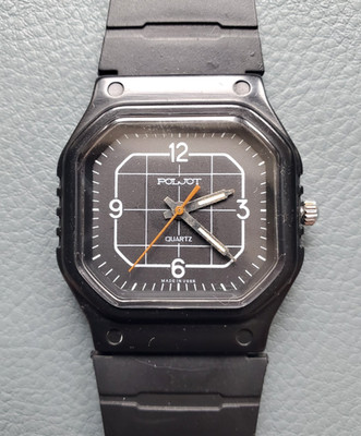 RARE Poljot 2456/6575394 USSR Soviet Quartz watch 90's Export version