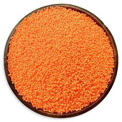 Premium Orange Nonpareils   Elegant Cake & Dessert Decorations, Cupcake Toppers