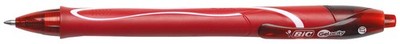 BIC Gelschreiber Gelocity Quick Dry Strichfarbe: rot