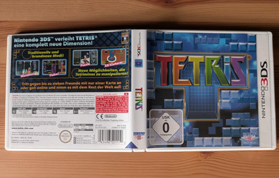 Nintendo 3DS - Tetris - mit OVP - Top