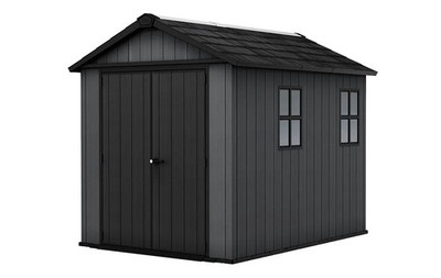 Keter Newton 759 Gartenhaus - 287x230x246cm - Kunststoff - Grau