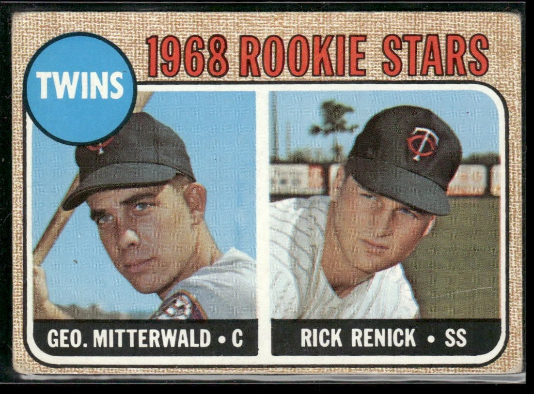 1968 Topps Twins 1968 Rookie Stars (George Mitterwald / Rick Renick) #301