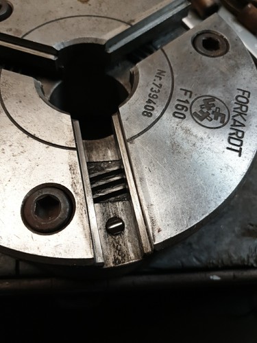 Forkardt ØF 160 mm Drei-Backenfutter Spannfutter Drehfutter - Bild 19 von 22
