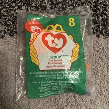 Vintage McDonalds ty Teenie Beanie Babies 1998 8 Scoop the Pelican NIP