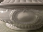 Antique White Ironstone Casserole Tureen Covered Dish c. 1860 Berlin English  — photo 3