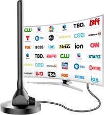 Digital Antenna for Smart TV Indoor, TV Antenna for Local Channels, Tvs Antenna 