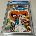 Amazing Spider-Man Annual # 21 CGC Graded 9.4 Marvel Comic Book Wedding JH31