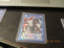 kenneth gainwell rookie auto pro set 2021 numbered/50 blue wave