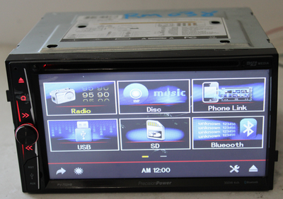 #ad Precision Power PV 702HB 7quot; In Dash CD DVD MP3 BT Receiver w Aux New Harness $89.95