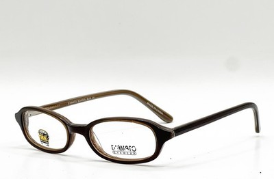 NEW D'AMATO EYEWEAR DK203 BRN BROWN AUTHENTIC EYEGLASSES 43-17