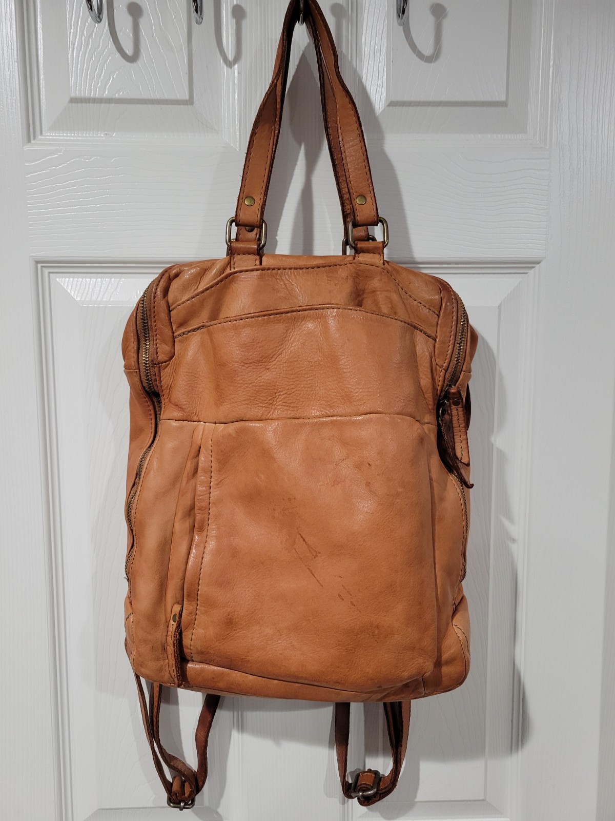 Purse Brown Convertible Bag | Read Zipper Issue