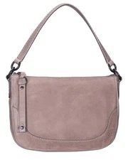 Frye Melissa Leather Crossbody Women's Grey