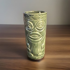 Vintage DW113 Green Tall Tiki Mug – Made in China Ceramic